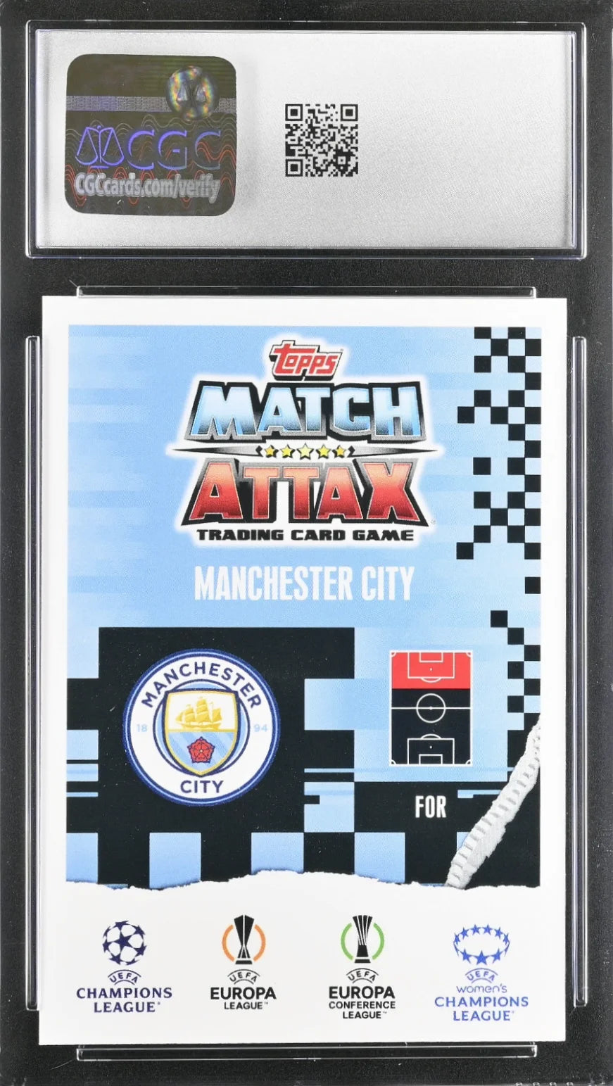 *Limited* Erling Haaland, IC1, Topps, Match Attax UEFA Extra Ice Cool Finisher, CGC 10