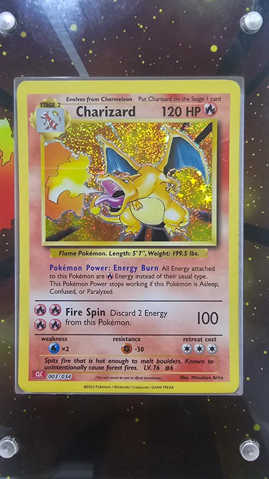 Charizard 003/034 (Trading Card Game Classic)
