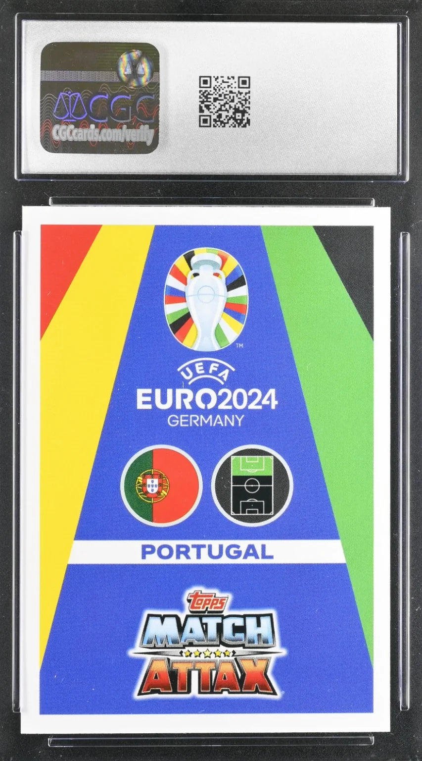 *Limited* Cristiano Ronaldo, UXI9, Topps, Match Attax Euro Ultimate XI, CGC 8.5