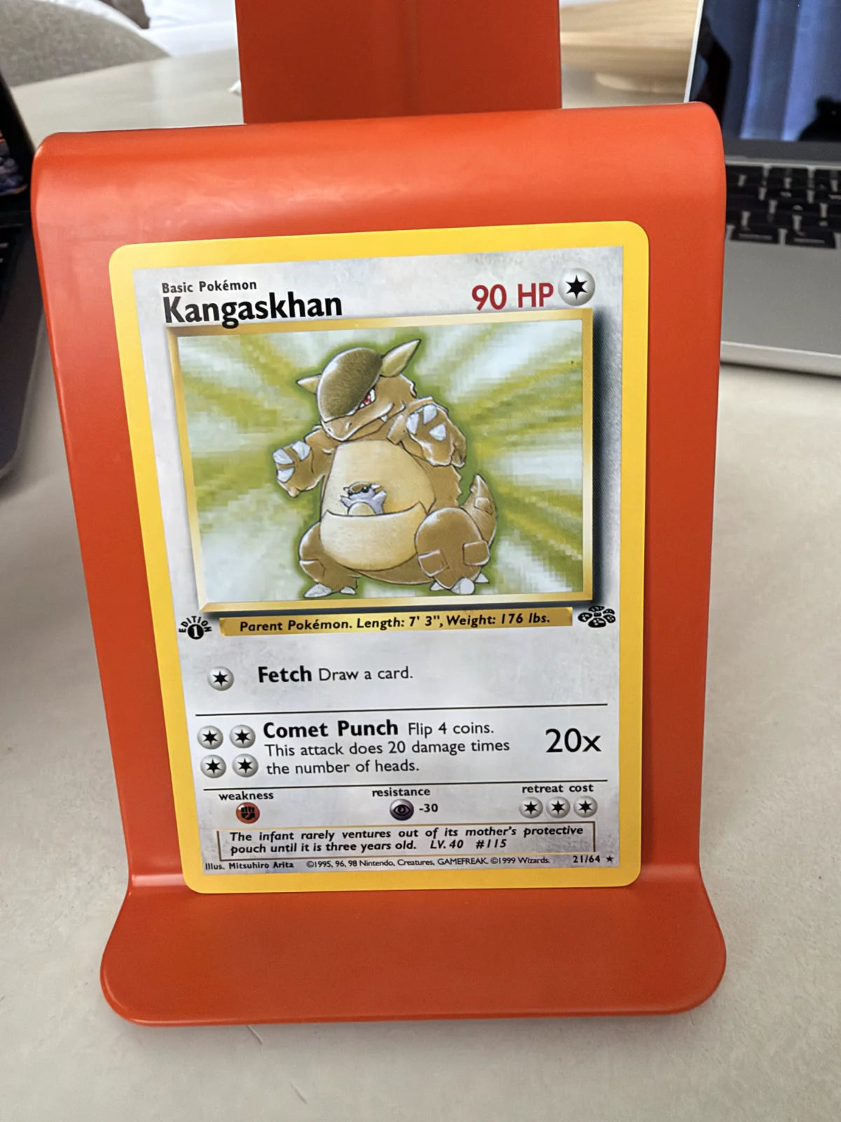 Kangaskhan 21 · Jungle - 1st Edition Vintage