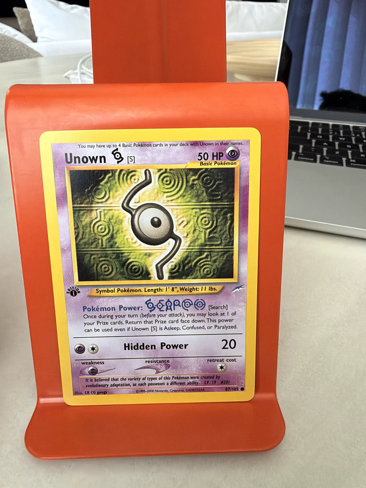 Unown [S] 87 · Neo Destiny - 1st Edition Vintage