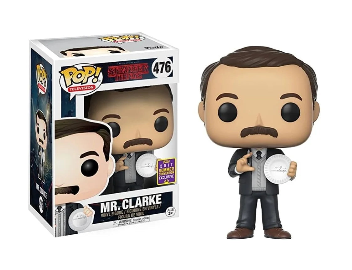 Funko POP! Stranger Things - Mr. Clarke #476 2017 Summer Convention Shared Exclusive