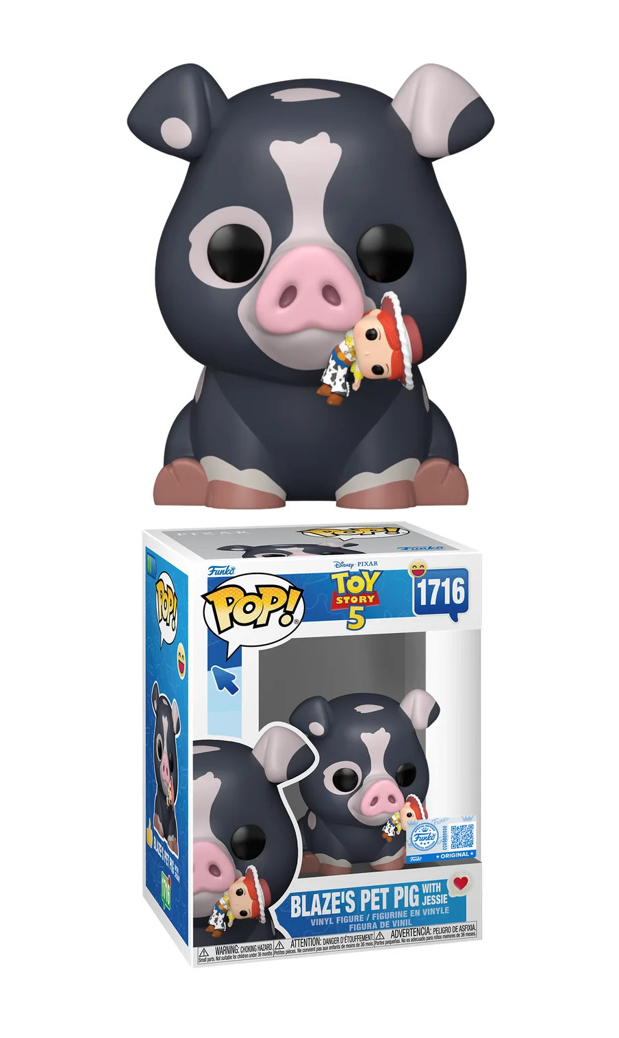 Funko Pop! Disney Pixar : Toy Story 5 - Blaze's Pet Pig With Jesse #1716 Special Edition