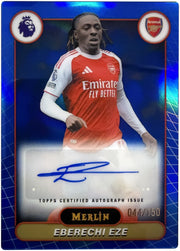 Eberechi Eze Blue Auto 044/150 – Topps Merlin Premier League 25/26