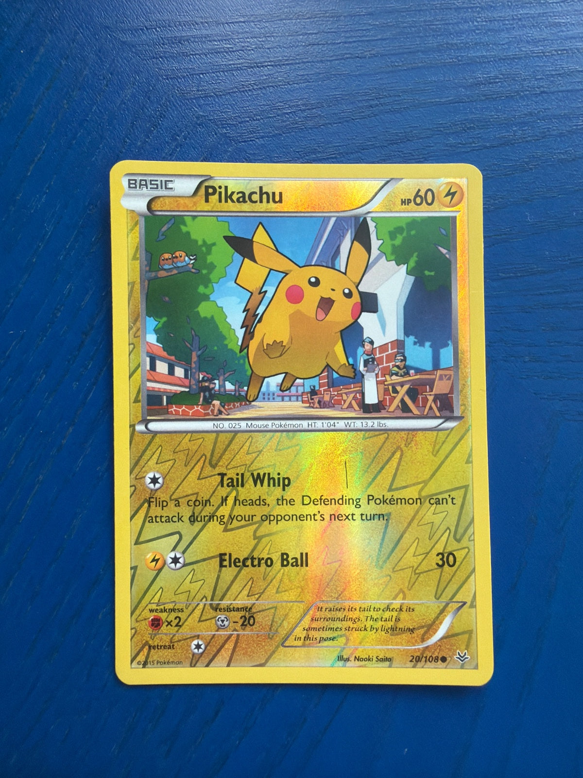Pikachu 20 · Reverse Holofoil (Roaring Skies)