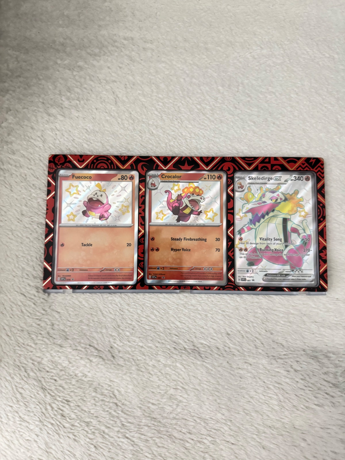 Fuecoco Evolution Line Display Set (Paldean Fates)
