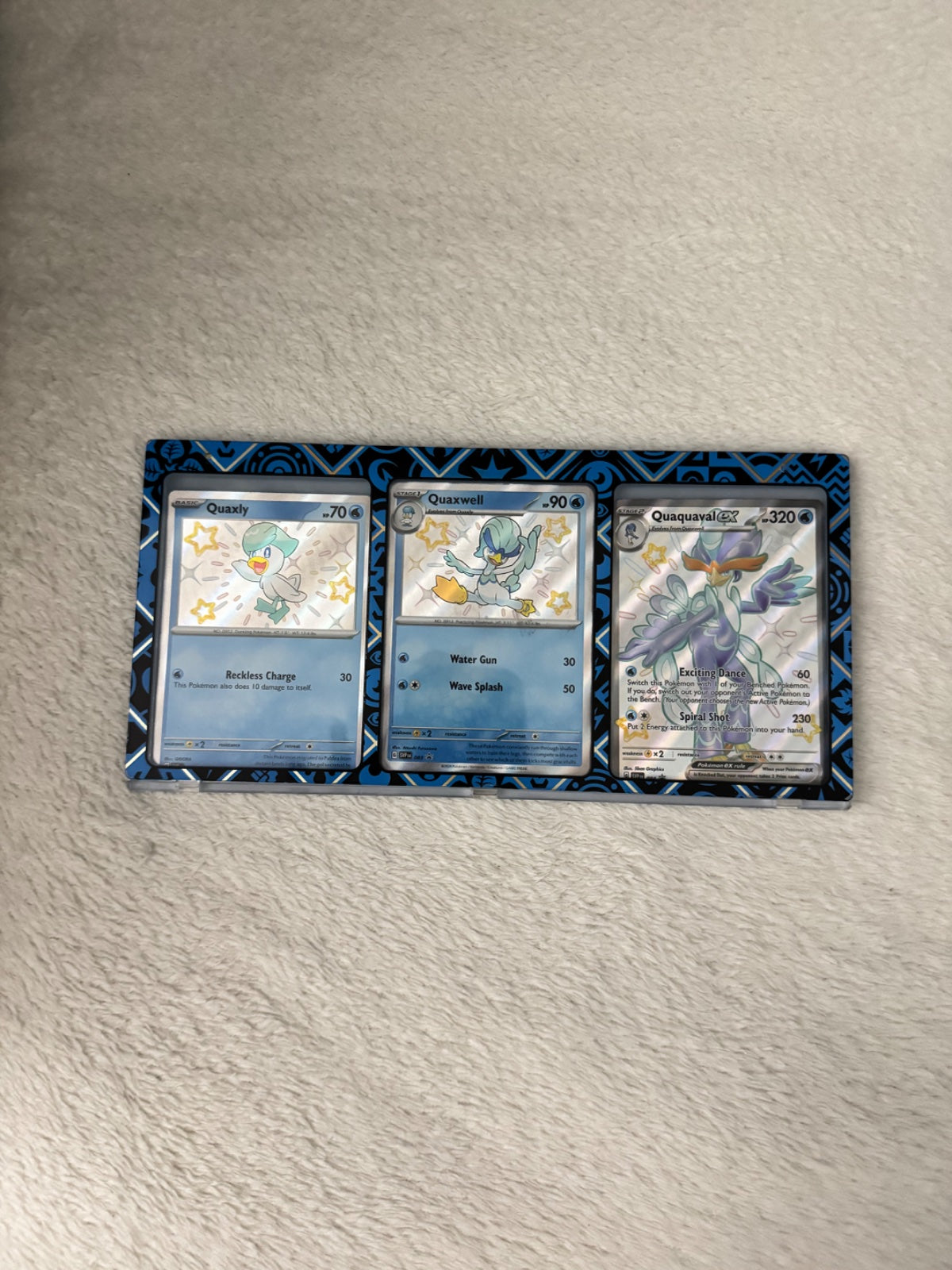 Quaxly Evolution Line Display Set (Paldean Fates)