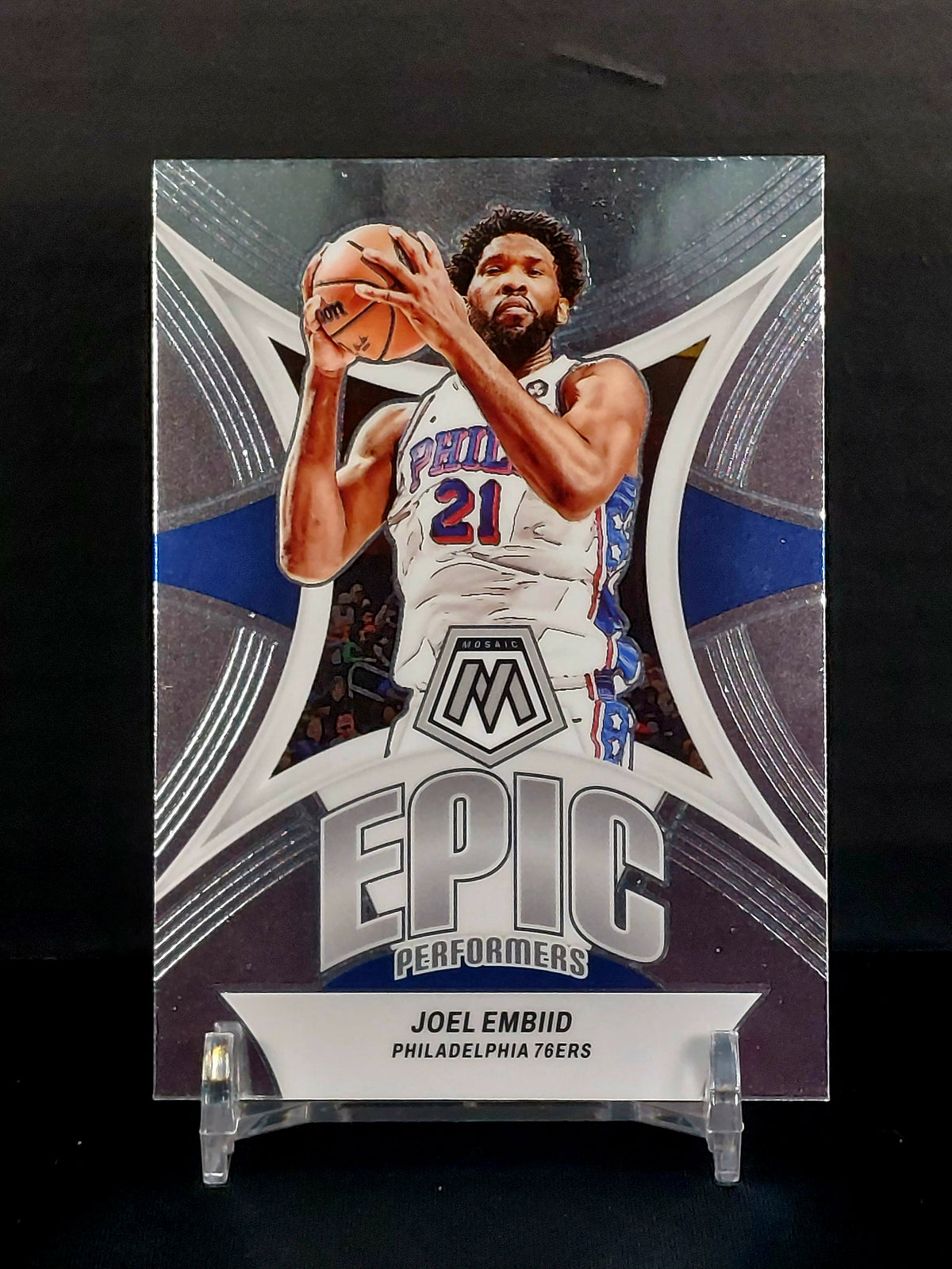 JOEL EMBIID #18 - 2023-24 Panini Mosaic, Epic Performers