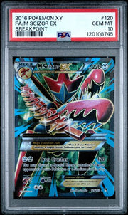 M Scizor EX (Full Art) 120 (BREAKpoint) — PSA 10