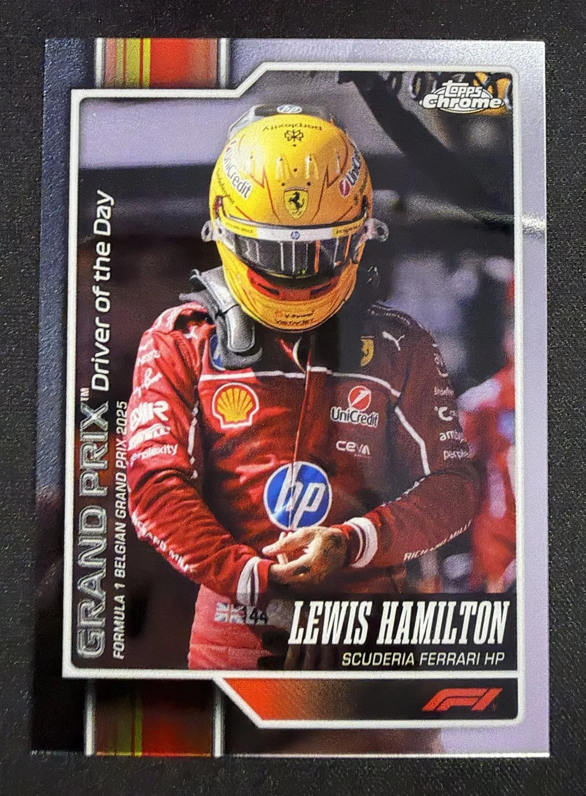 Lewis Hamilton #141 Grand Prix Driver of the Day – Topps Chrome F1 2026