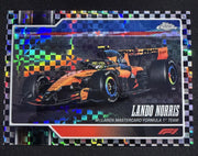 Lando Norris #89 Checker Flag Refractor – Topps Chrome F1 2026