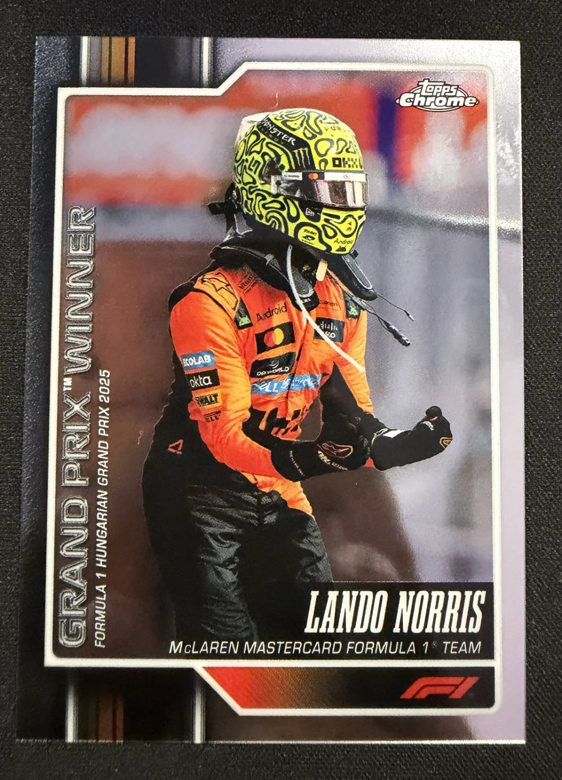 Lando Norris #124 Grand Prix Winner – Topps Chrome F1 2026