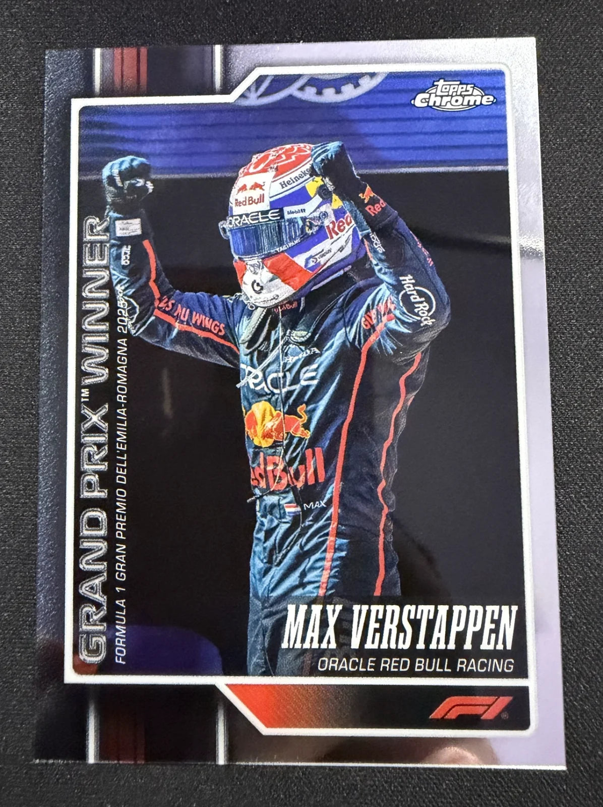 Max Verstappen #117 Grand Prix Winner – Topps Chrome F1 2026