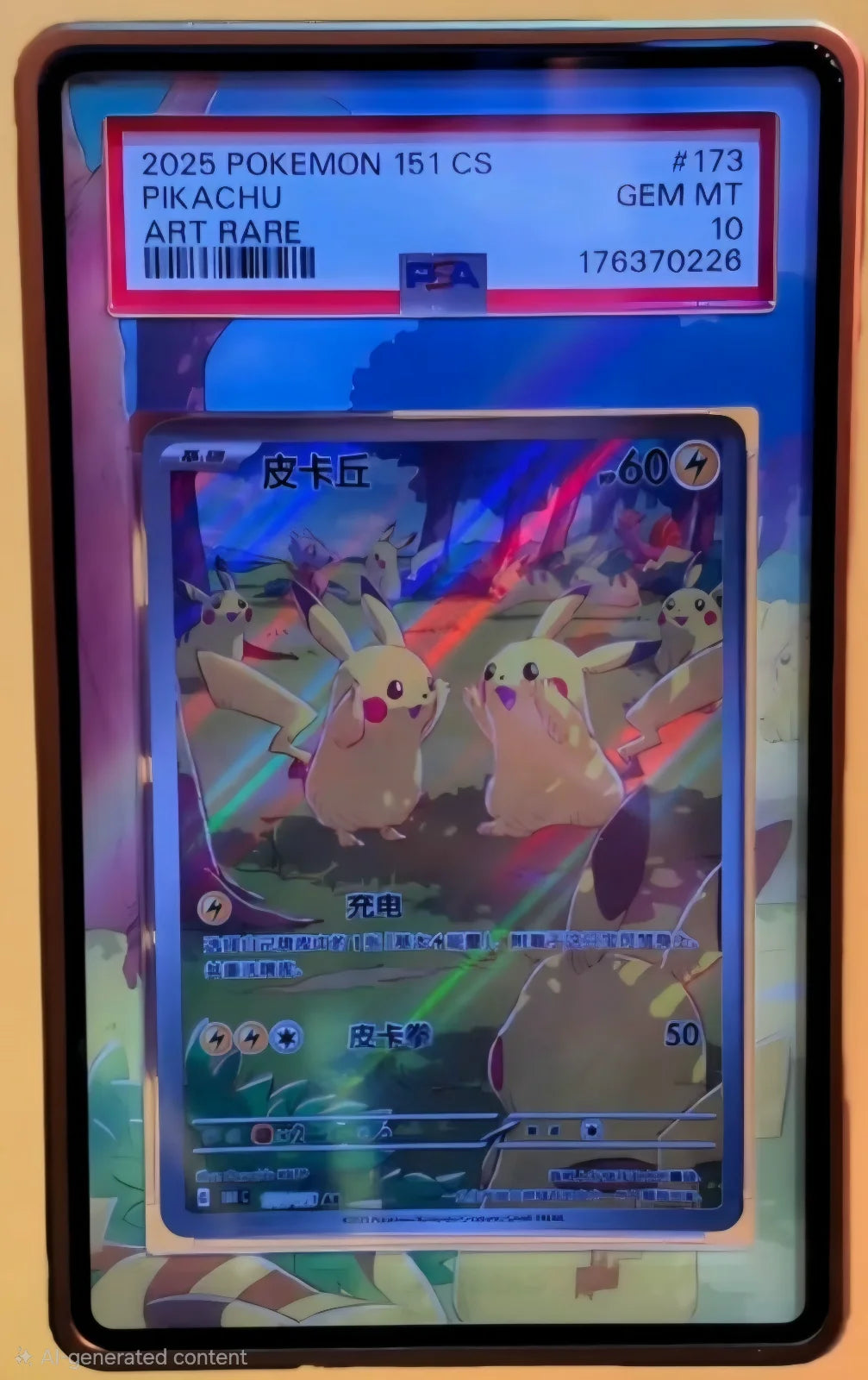 Pikachu (CN) 173/151 (Collect 151 Gathering) — PSA 10