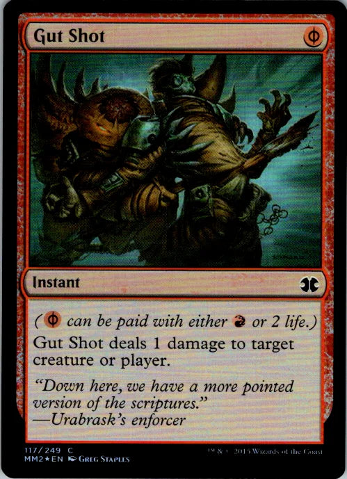 Gut Shot 117 · Foil (Modern Masters 2015)