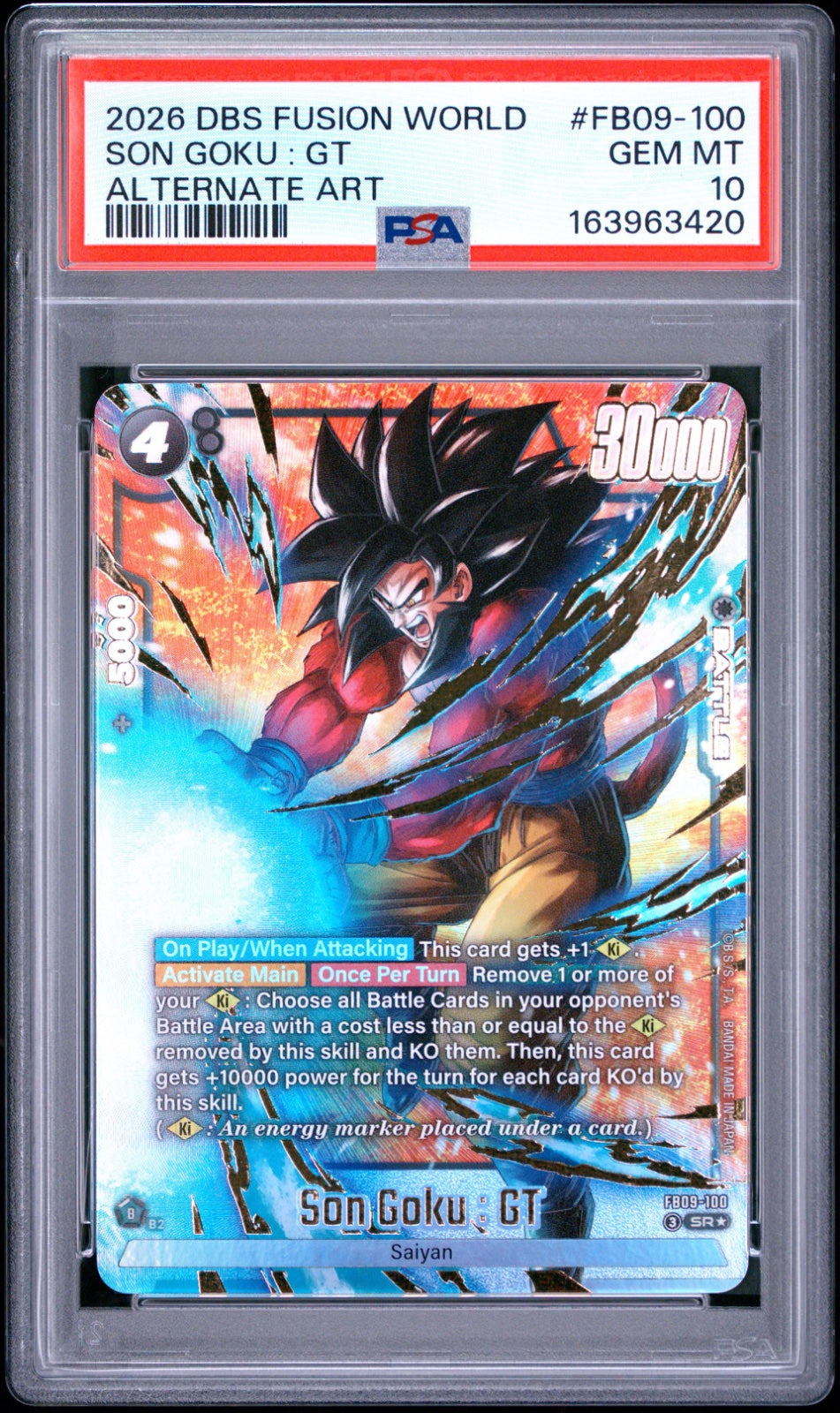 Son Goku : GT - FB09-100 (Alternate Art) (Dual Evolution)