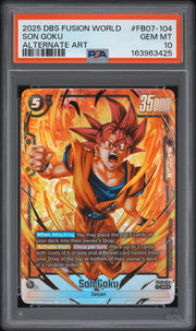 Son Goku - FB07-104 (Alternate Art) (Wish For Shenron) — PSA 10