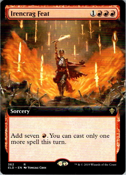 Irencrag Feat (Extended Art) 362 · Normal (Throne of Eldraine)