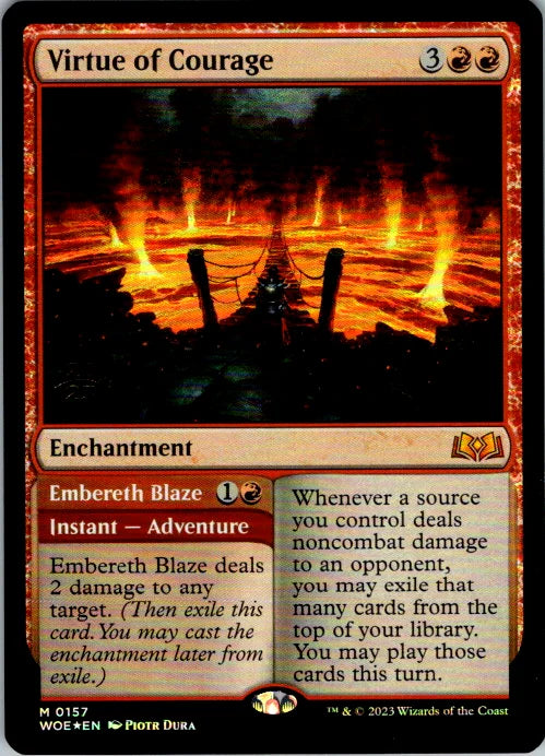 Virtue of Courage 157 (Prerelease Cards)