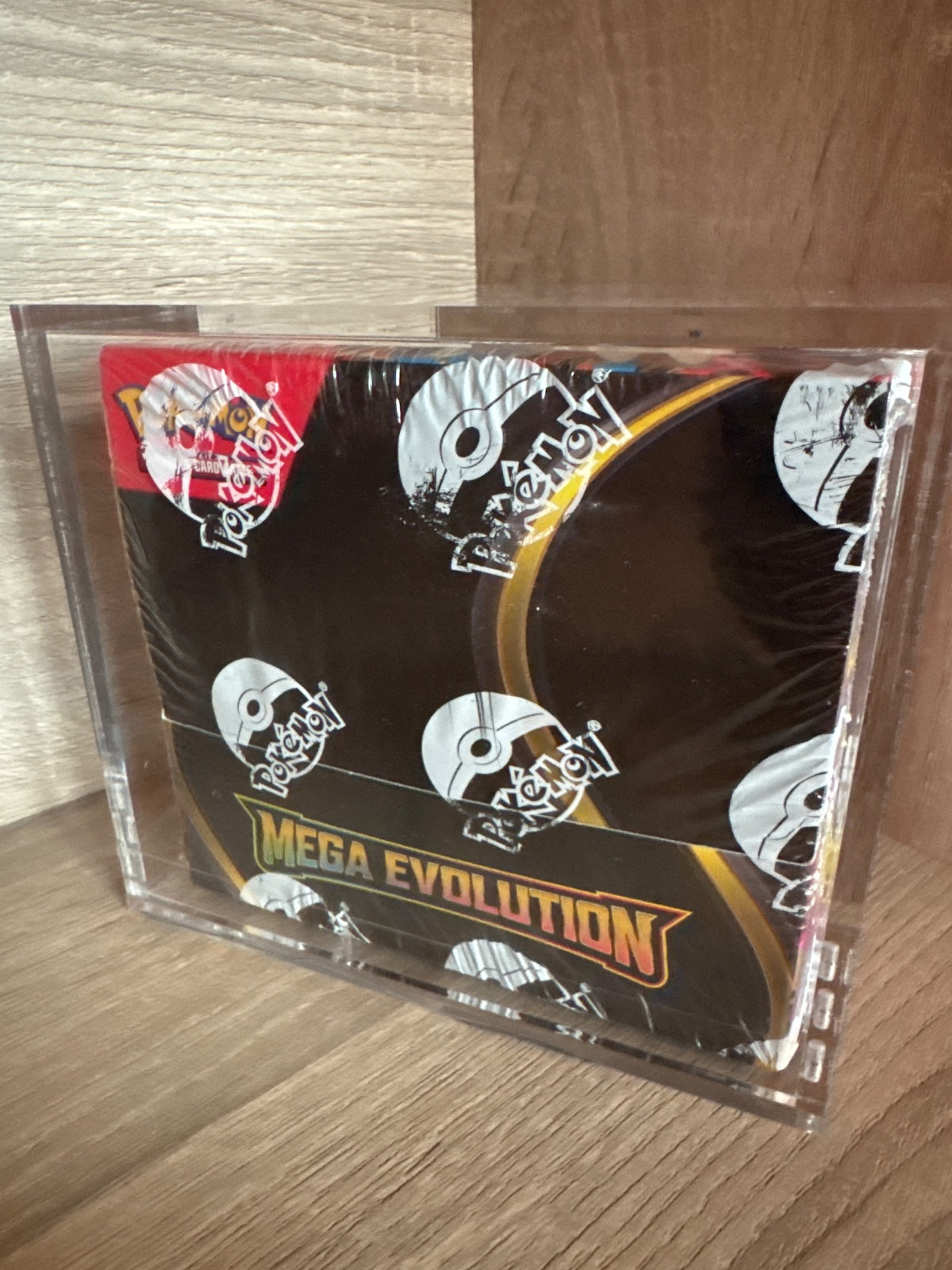 Mega Evolution Enhanced Booster Box with acrylic