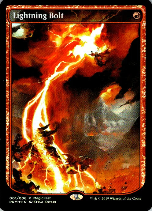 Lightning Bolt 1 · Foil (MagicFest Cards)