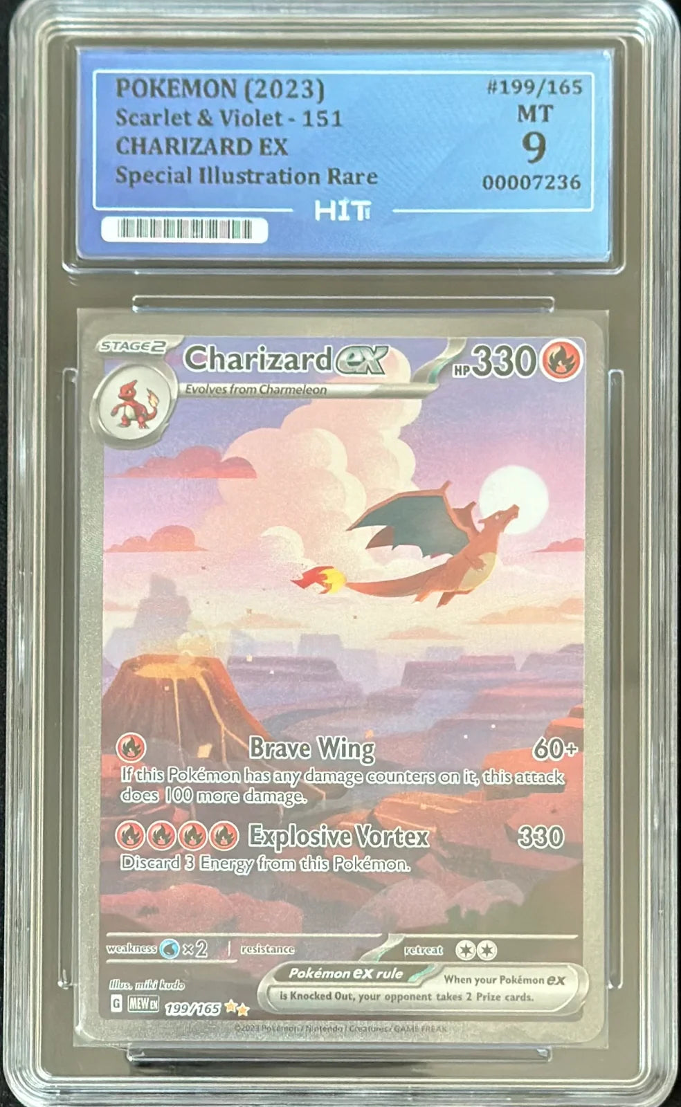 Charizard ex (JP) 201/165 (Pokemon 151) - HIT 9 MINT