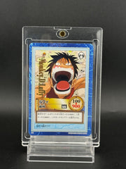 2000 BANDAI One Piece Hyper Battle S41 MONKEY D LUFFY GOLD STAMPED VINTAGE CARD