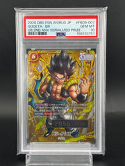 DRAGON BALL SUPER CARD GAME FUSION WORLD JAPANESE ULTIMATE BATTLE 2ND ANNIVERSARY SERIALIZED PRIZE #FB09-007 GOGETA : BR UB 2ND ANV