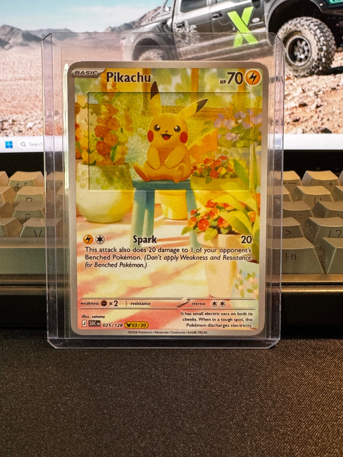 Pikachu 025/128 (30th Celebration) with Extended Art
