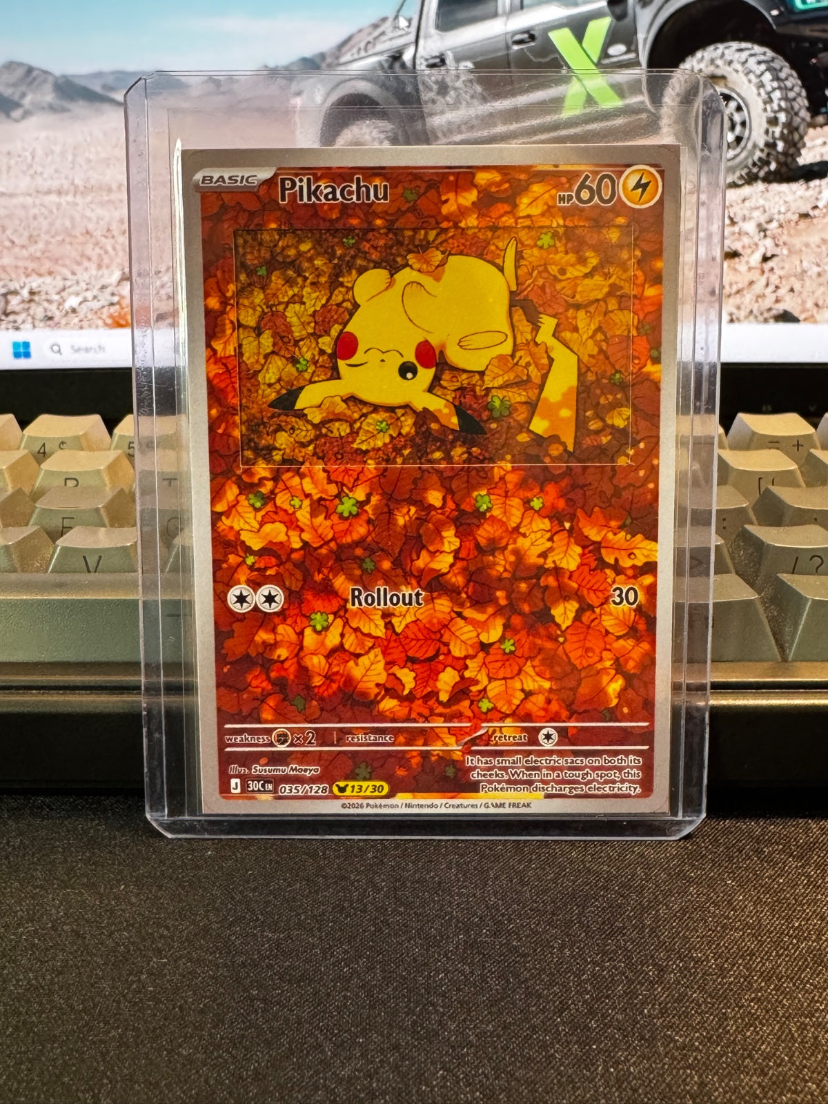 Pikachu 035/128 (30th Celebration) with Extended Art