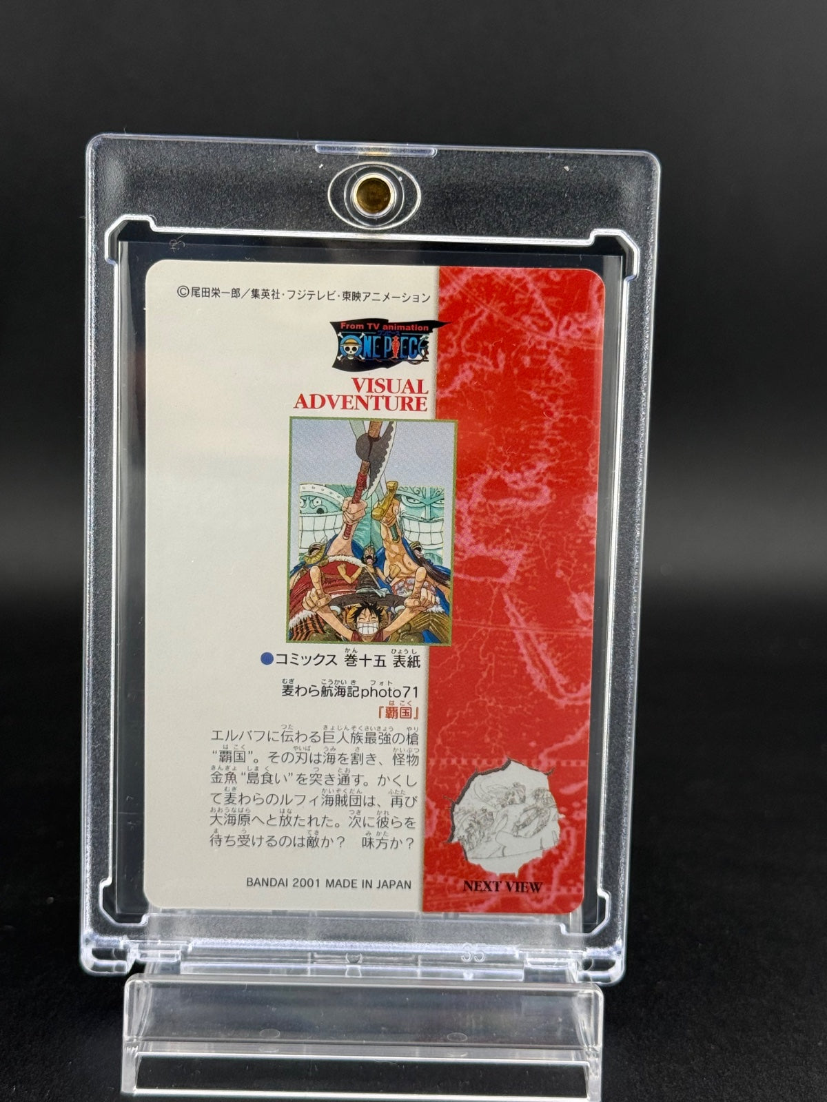 Luffy One Piece Visual Adventure Carddass No. 108 Card 2001 Bandai Japan
