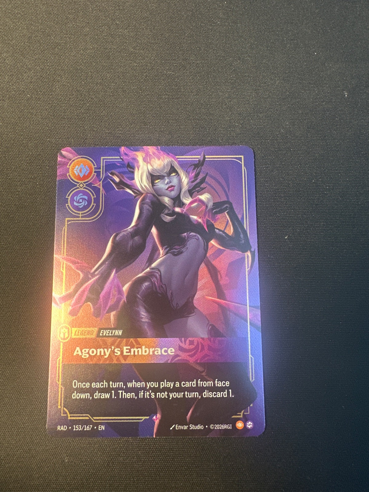 Evelynn, Agony's Embrace 153/167 (Radiance)