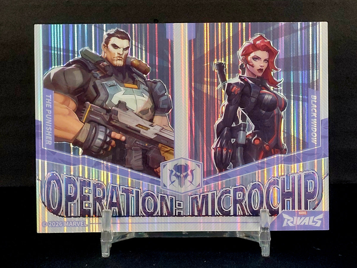 MARVEL TEAM UPS - OPERATION: MICROCHIP -  #MR-T-10 2026 Cardfun Marvel Rivals: Eternal Glory Team Ups Series