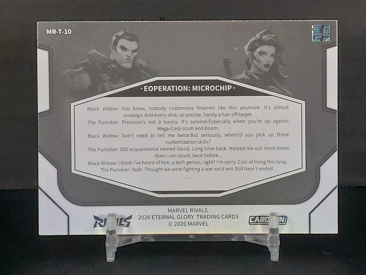 MARVEL TEAM UPS - OPERATION: MICROCHIP -  #MR-T-10 2026 Cardfun Marvel Rivals: Eternal Glory Team Ups Series