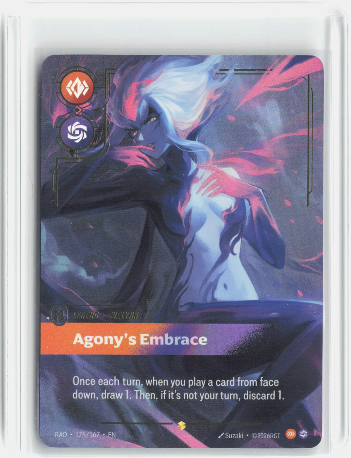 Evelynn, Agony's Embrace (Overnumbered) 175/167 (Radiance)