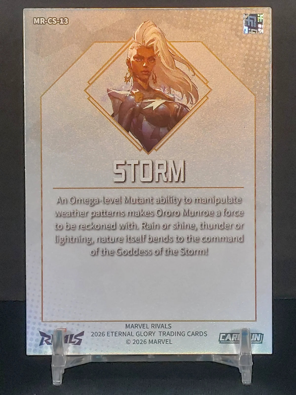 STORM (SILVER) #MR-CS-13 - 2026 CardFun Marvel Rivals: Eternal Glory, Silver Hero Roles Series