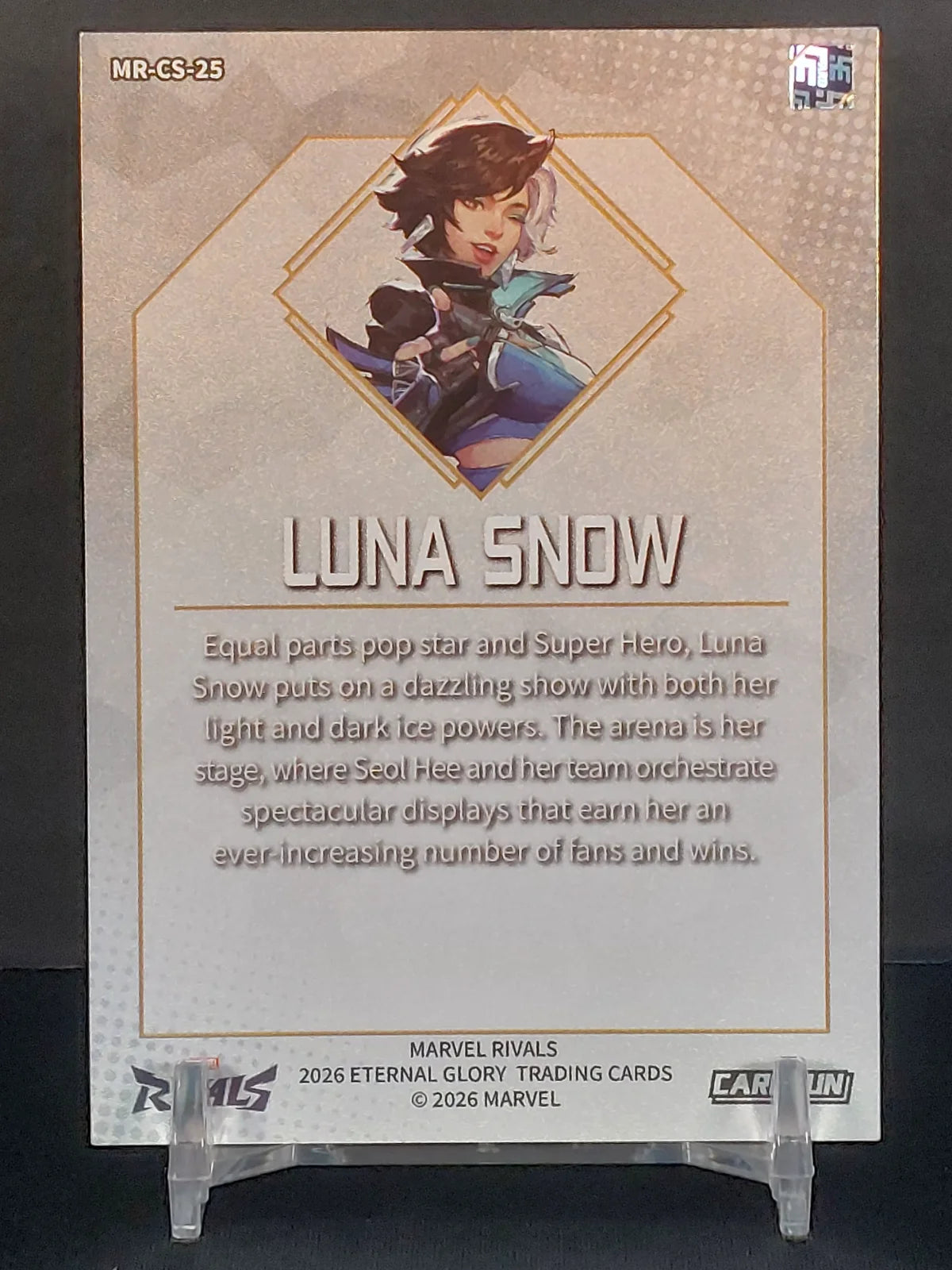 LUNA SNOW (SILVER) #MR-CS-25 - 2026 CardFun Marvel Rivals: Eternal Glory, Silver Hero Roles Series
