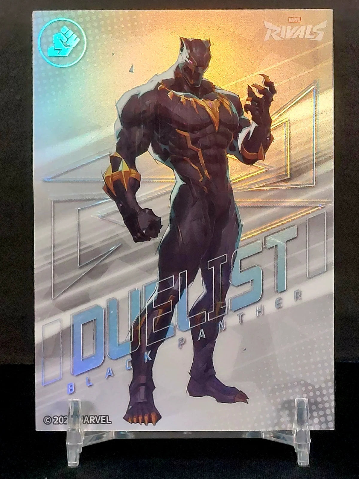 BLACK PANTHER (SILVER) #MR-CS-06 - 2026 CardFun Marvel Rivals: Eternal Glory, Silver Hero Roles Series