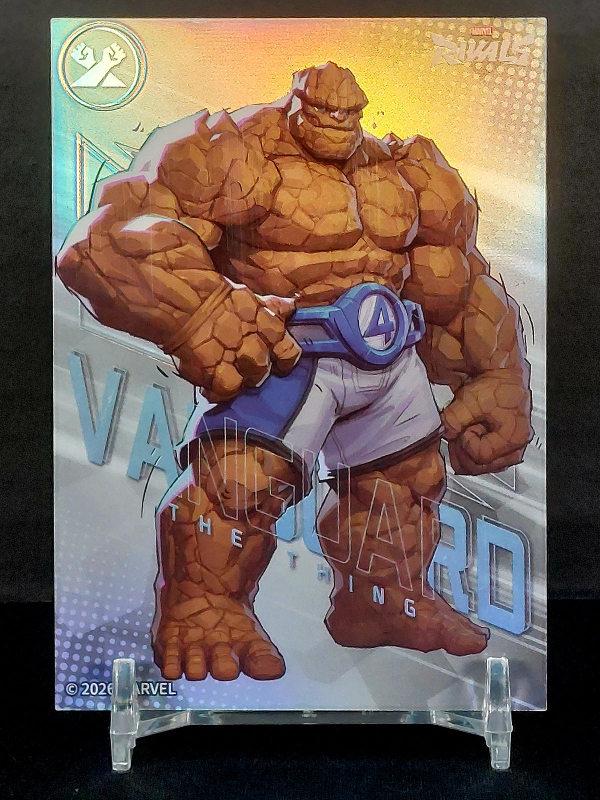 THE THING (SILVER) #MR-CS-37 - 2026 CardFun Marvel Rivals: Eternal Glory, Silver Hero Roles Series