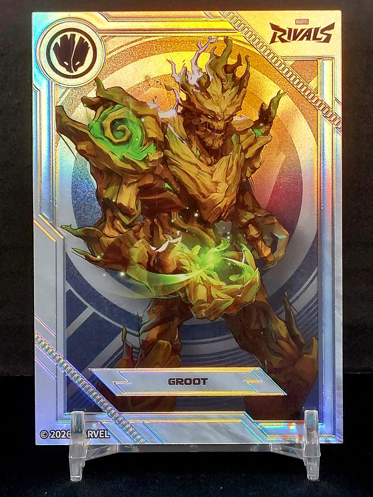 GROOT (SILVER) #MR-AS-18 - 2026 CardFun Marvel Rivals: Eternal Glory