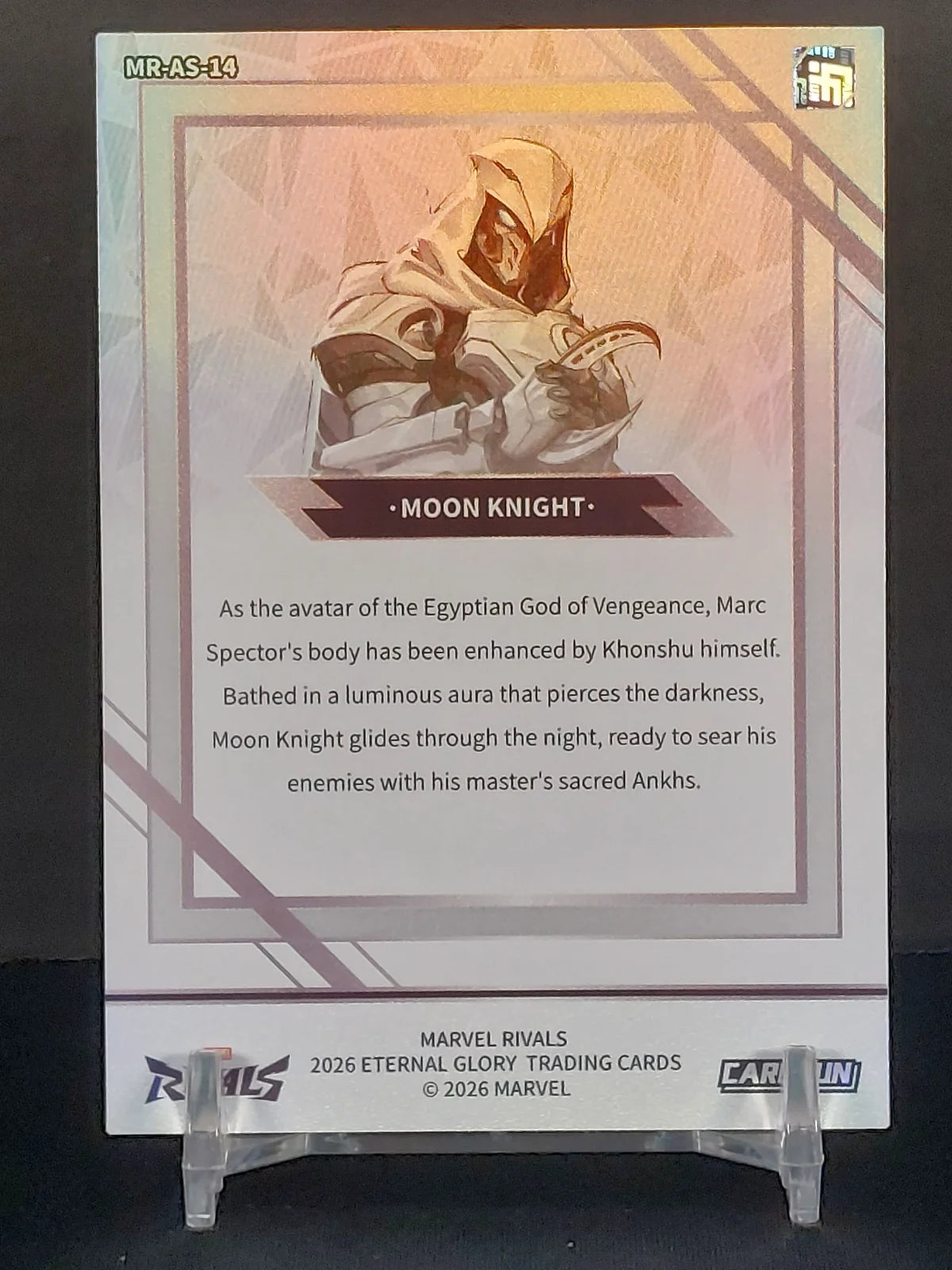 MOON KNIGHT (SILVER) #MR-AS-14 - 2026 CardFun Marvel Rivals: Eternal Glory
