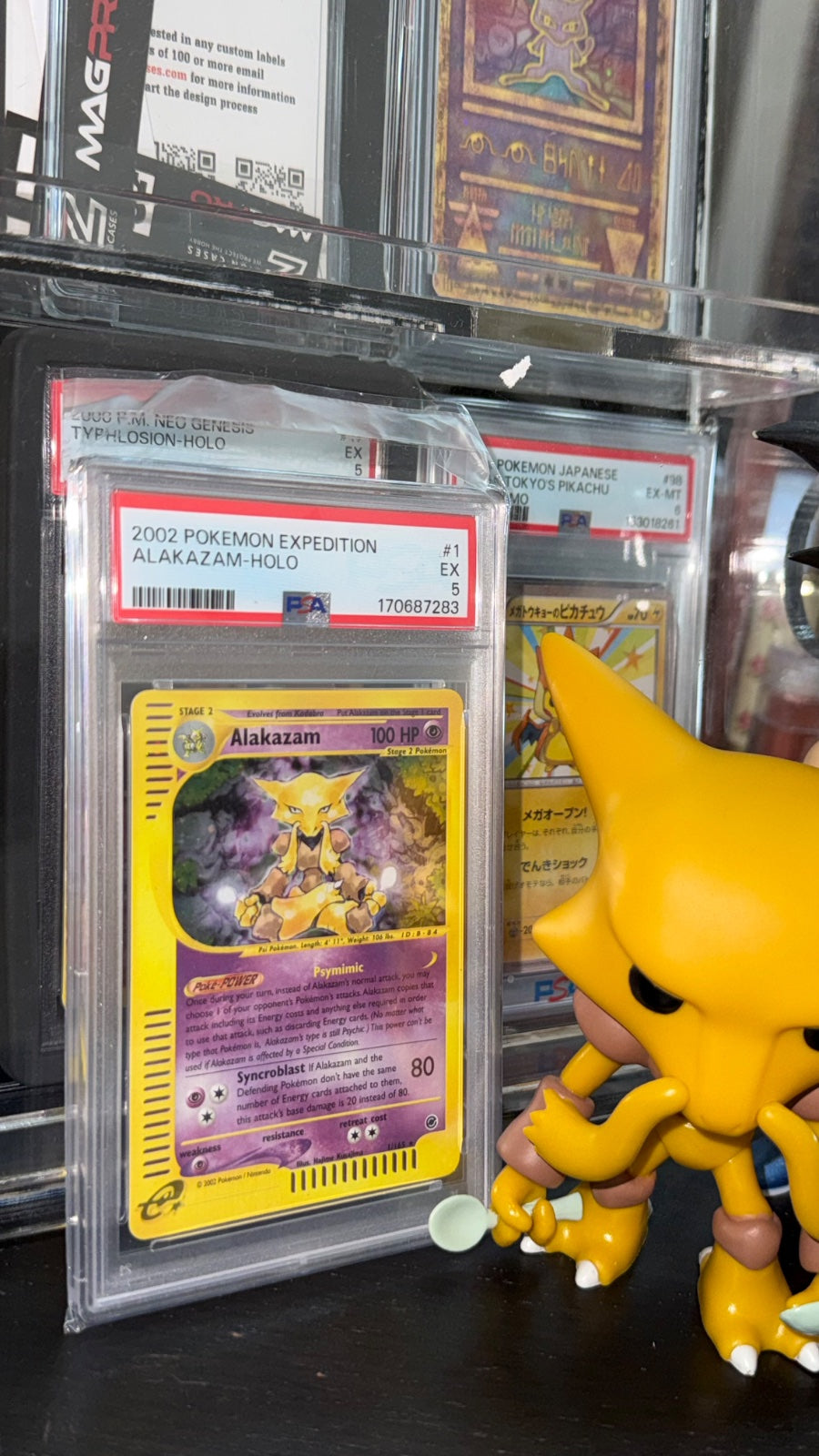 Alakazam 1 · Holofoil (Expedition) — PSA 5