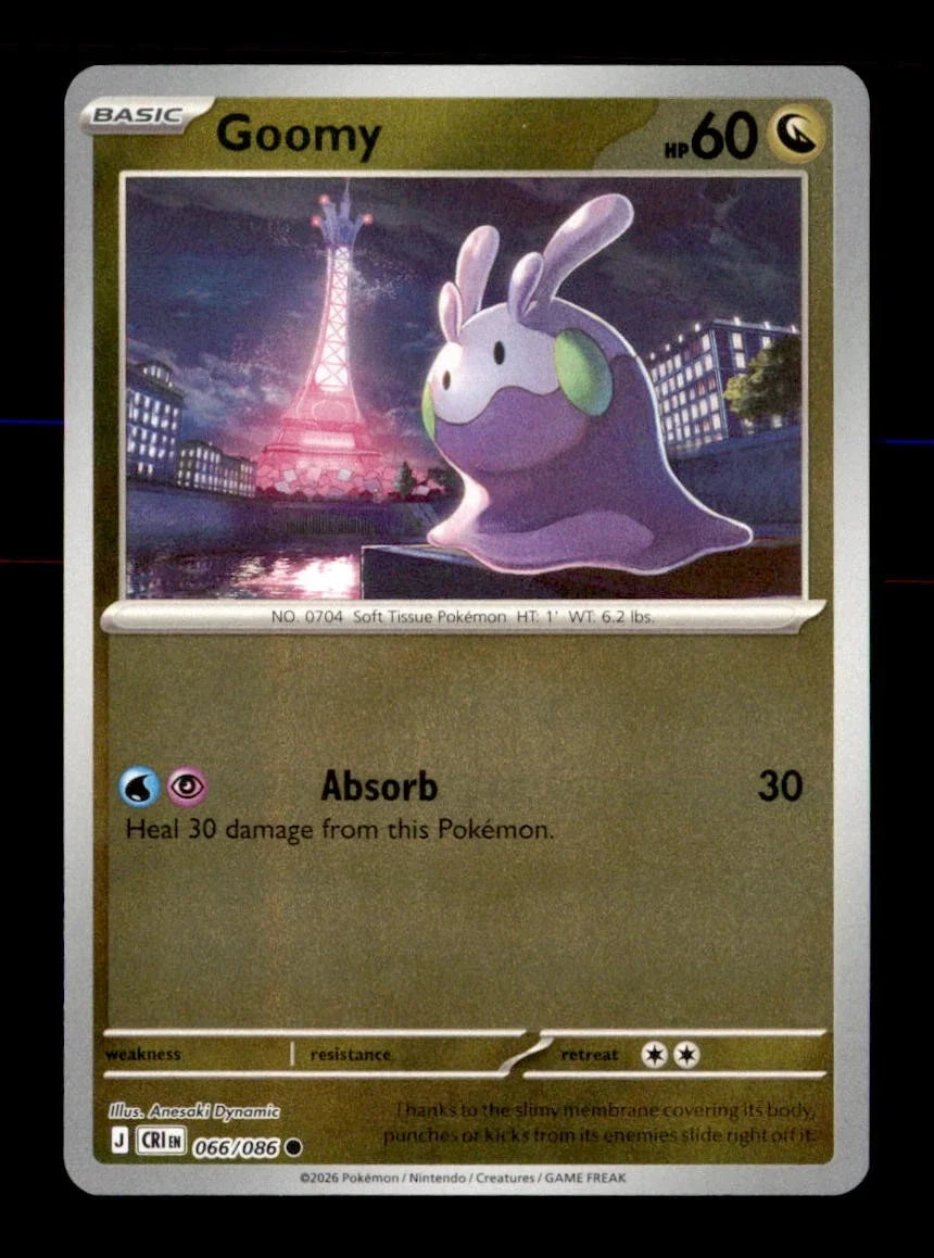 Goomy 066/086 · Reverse Holofoil (Chaos Rising)