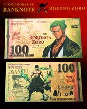 Roronoa Zoro - 100 Dirhams (Unique Collectable Banknote)