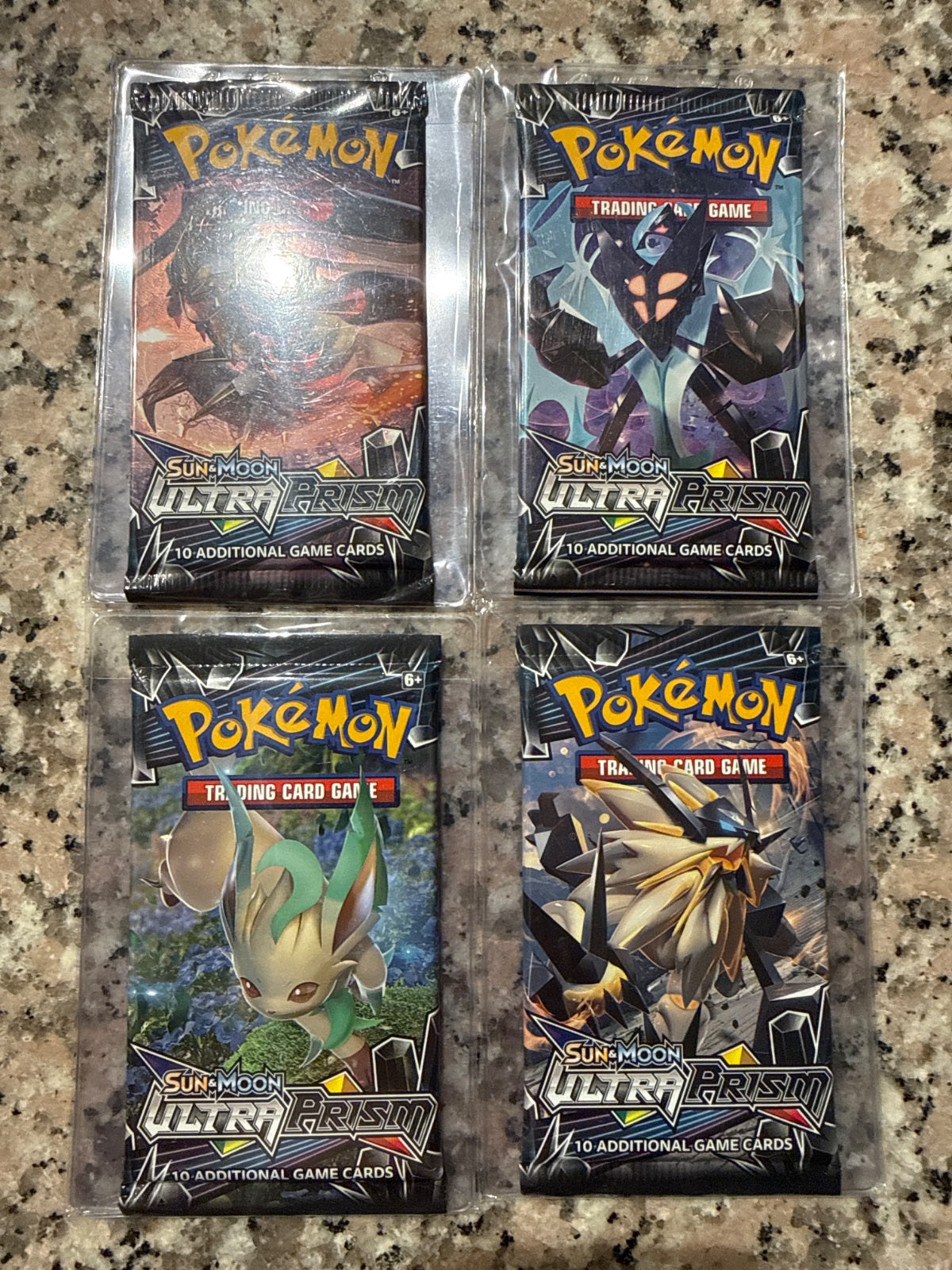 Ultra Prism Booster Pack Art Bundle [Set of 4]