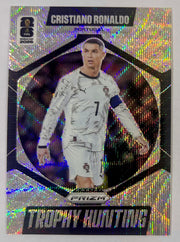 Cristiano Ronaldo 2026 Panini Prizm FIFA World Cup Trophy Hunting Wave Prizm