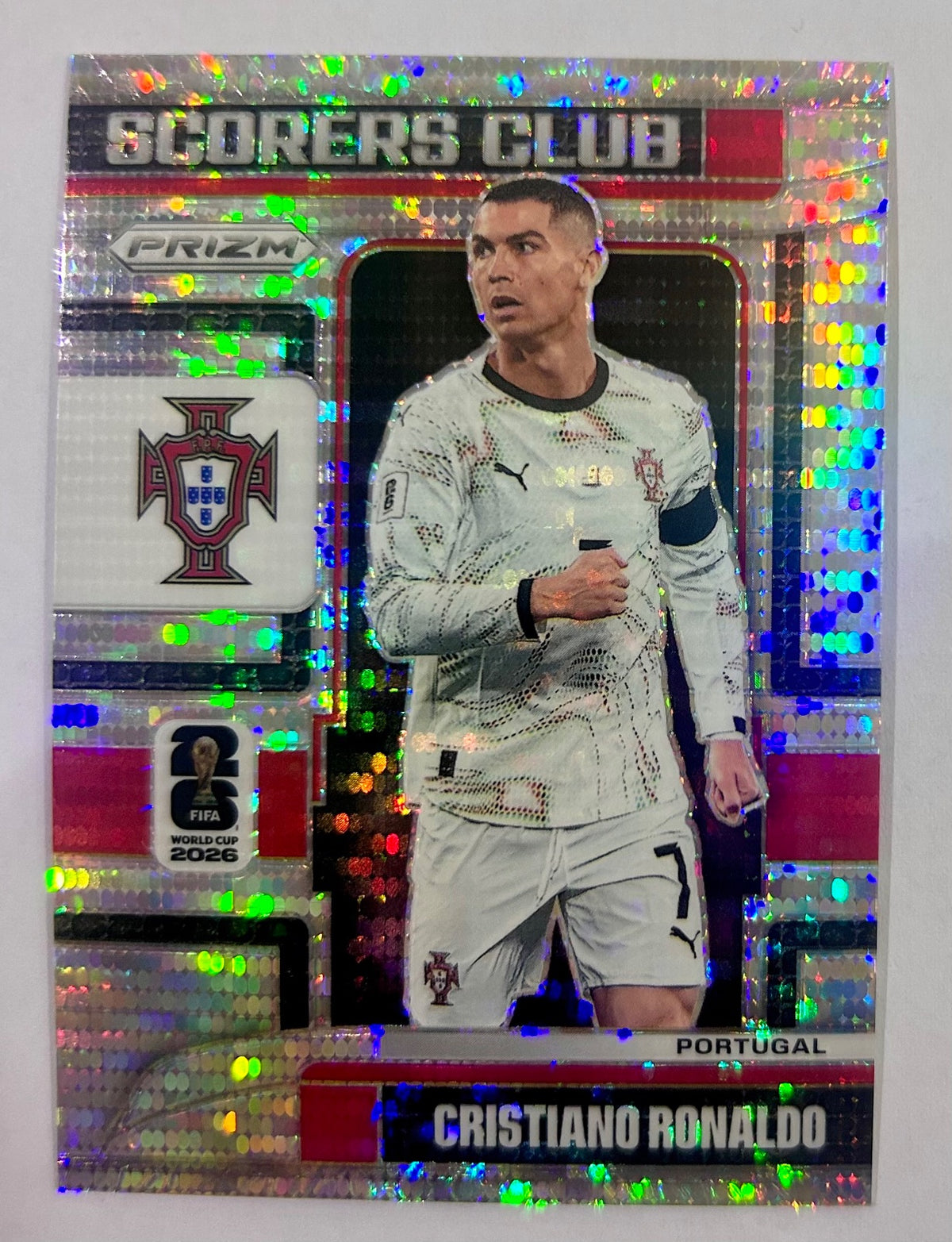 Cristiano Ronaldo 2026 Panini Prizm FIFA World Cup Scorers Club Pulsar Prizm