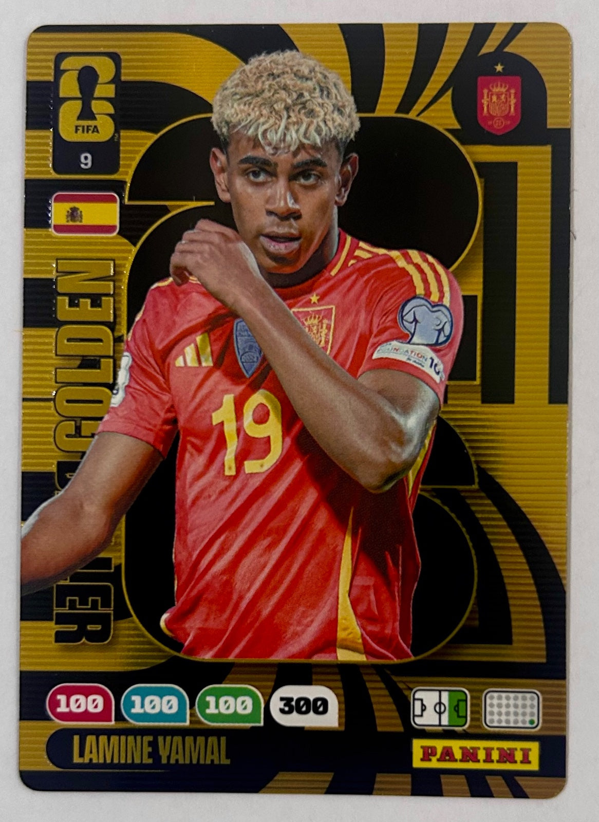Yamine Lamal 2026 Panini Adrenalyn XL FIFA Golden Baller