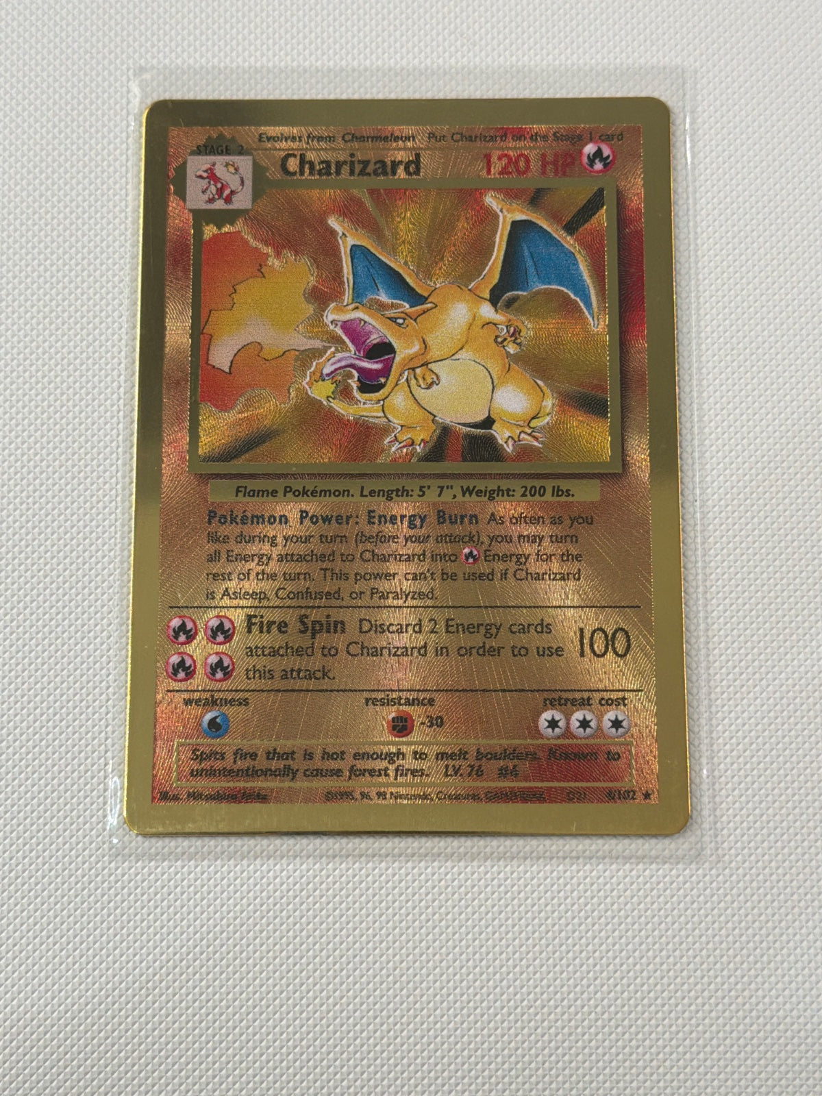 Charizard (Celebrations Metal Card) 004/102 (Miscellaneous Cards & Products)