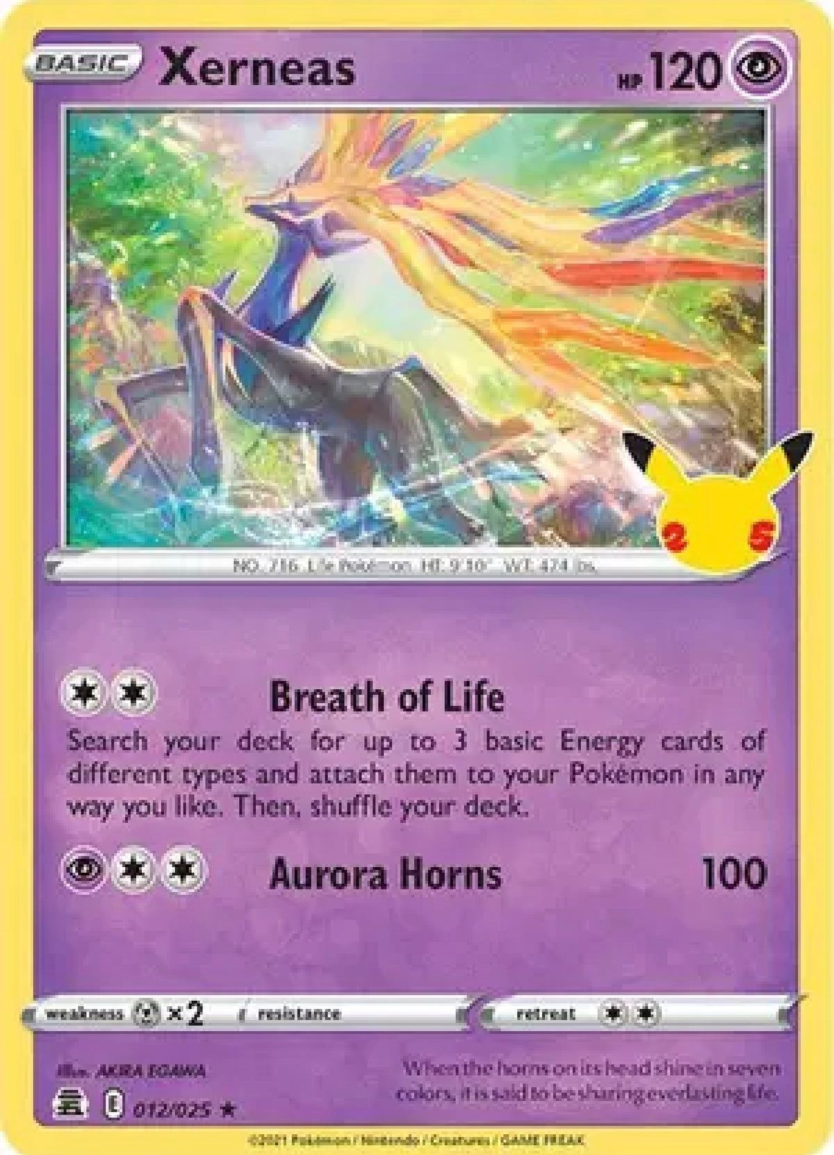 Pokemon 25th anniversary Cards